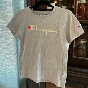 Vintage 1980’s Champion Gray T Shirt Size Small